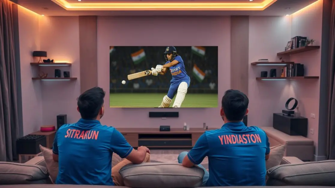 Cricket Becomes a Living Room Event with OLED TV