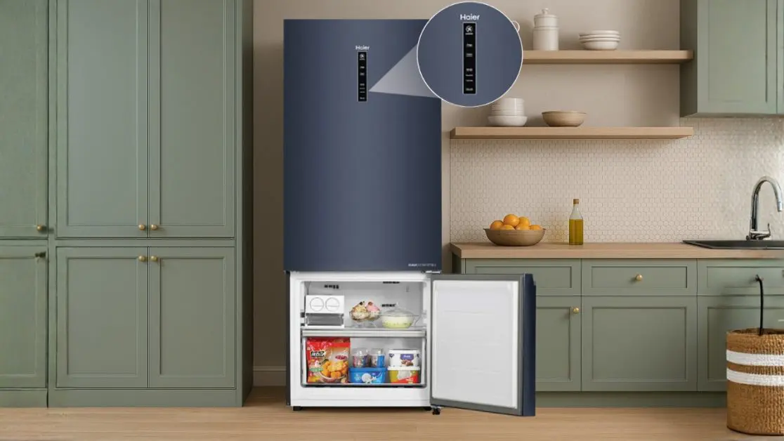 Digital control panel in refrigerator for micro-adjustment