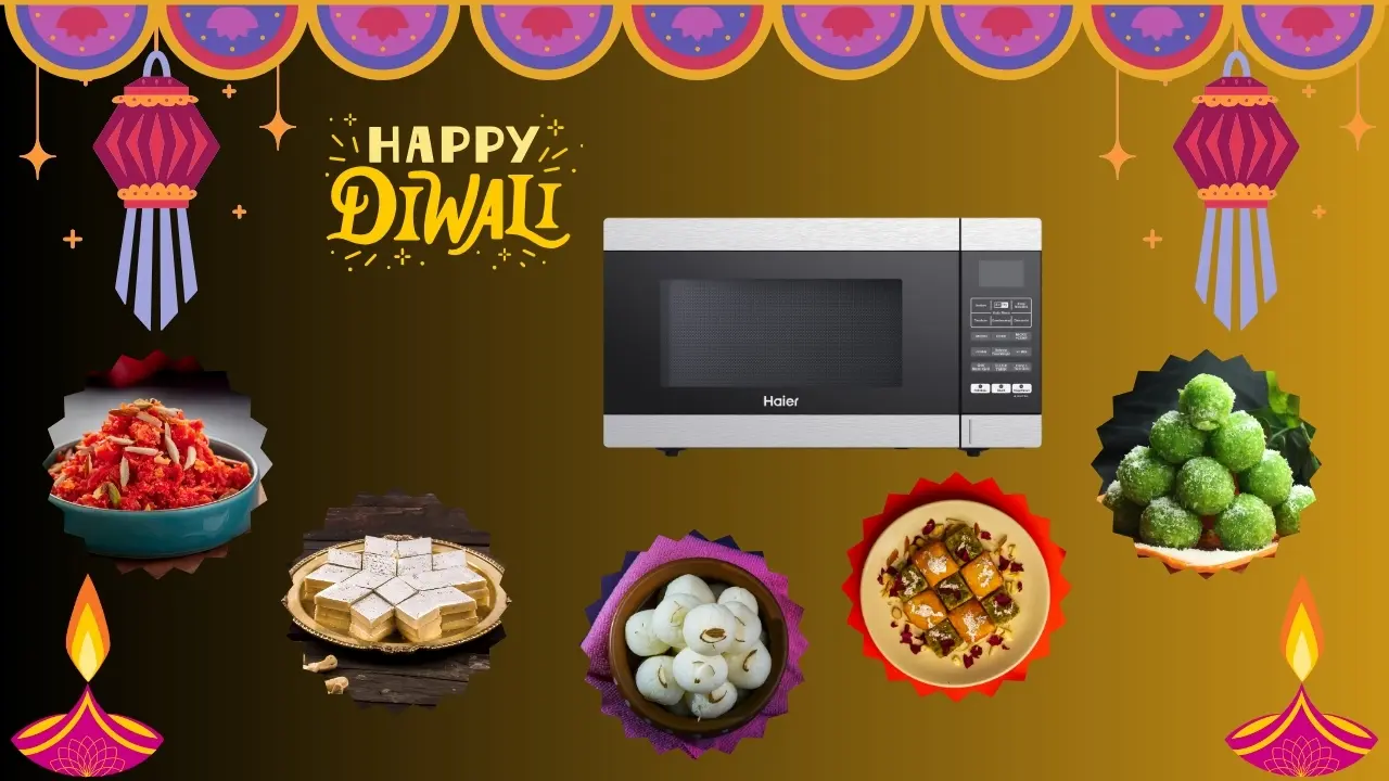Diwali Sweets in Minutes with this microwave