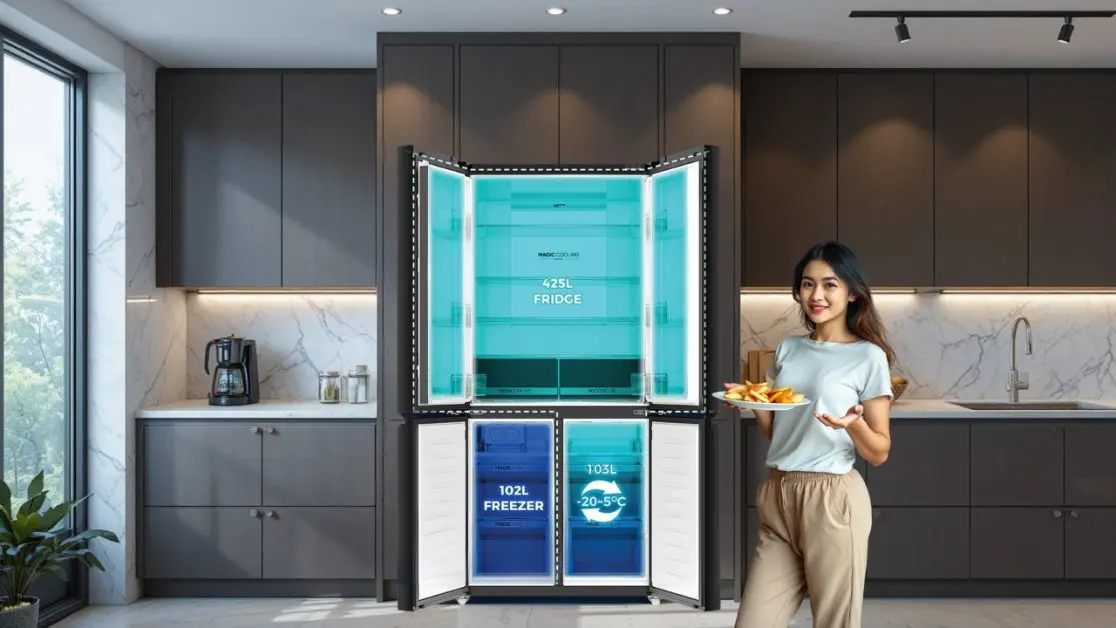 Enjoy Features of convertible zone in refrigerator