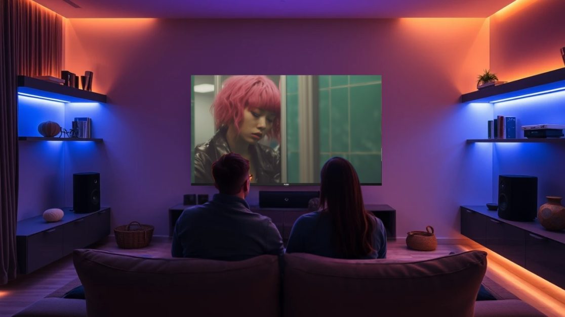Enjoy your playlist on LED TV