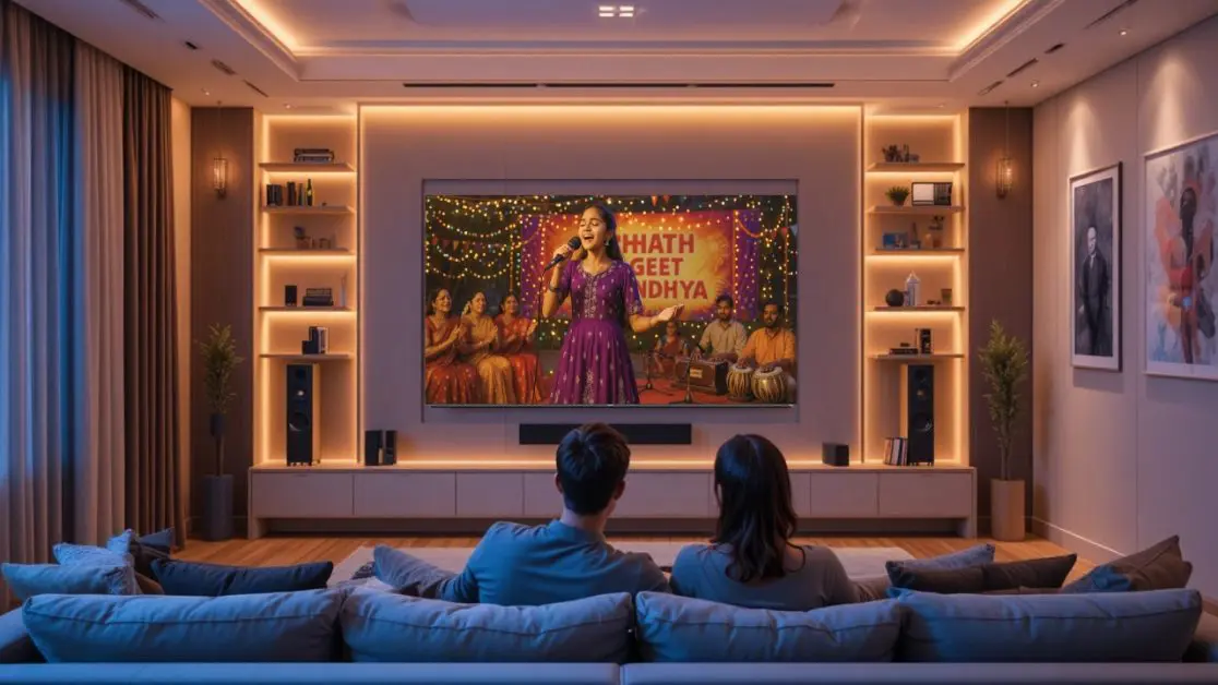 Festival Heard, Seen, and Felt with mini LED TV