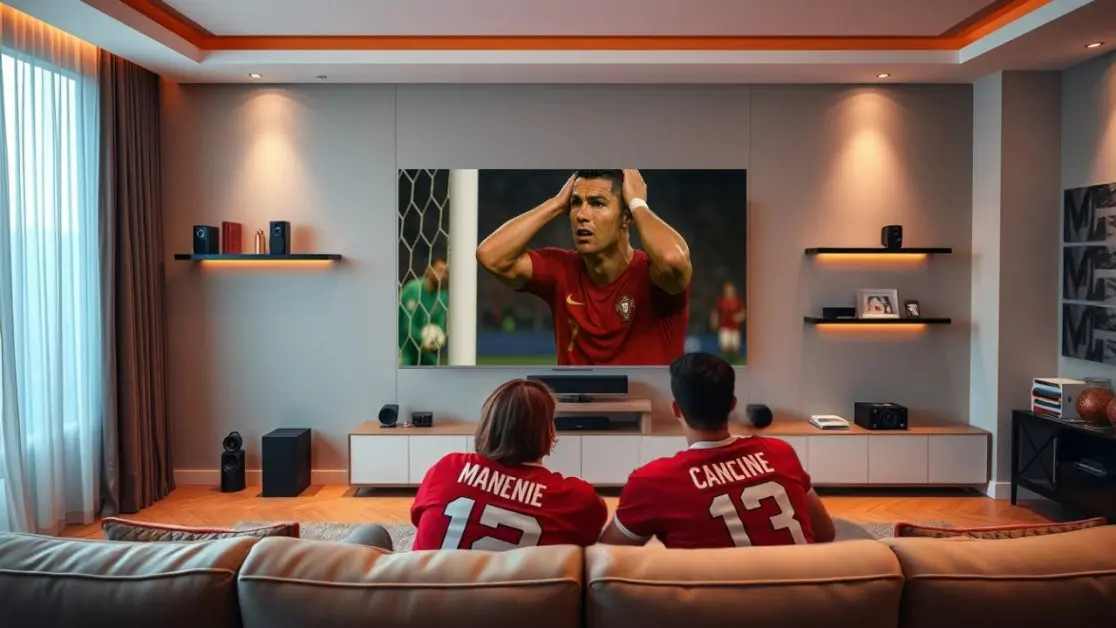 Football match feel alive with QLED TV