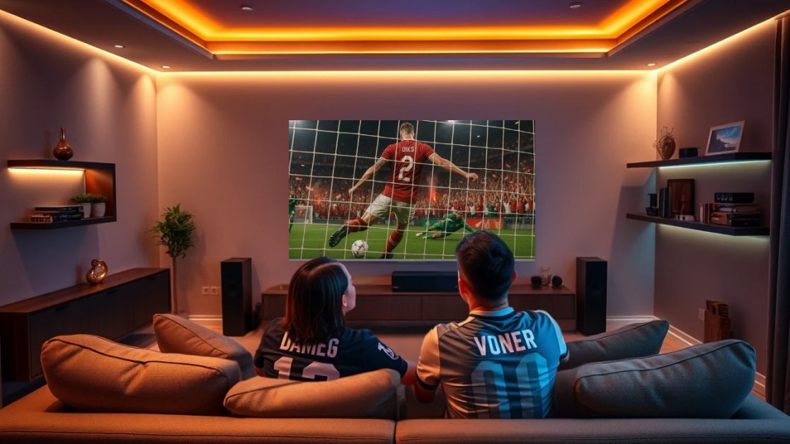 Football turn your home into a stadium with QLED TV