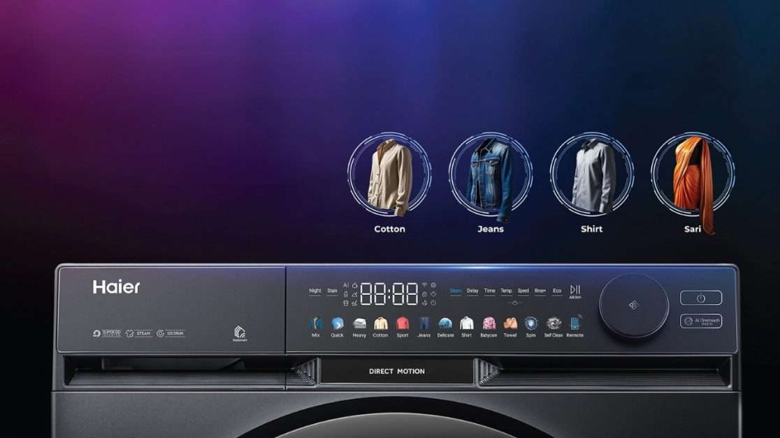 Get Colourful digital display panel in washing machine this diwali