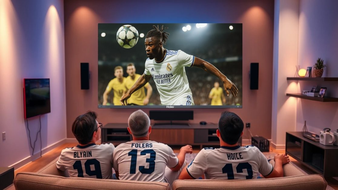 Get Sharper football match quality with Mini LED TV