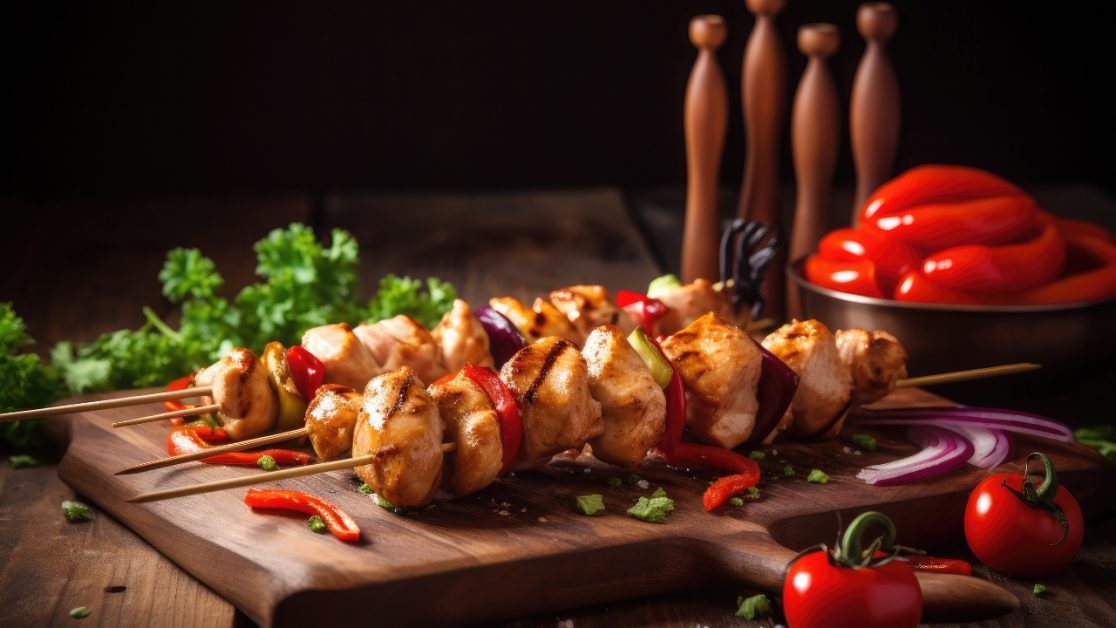Make Chicken Tikka Skewers in air fryer this football night