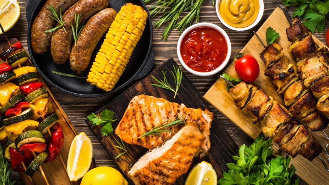 Make Grilled food in microwave