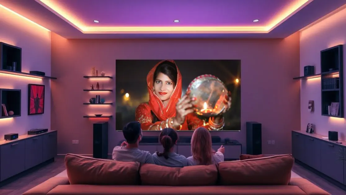 Make Living Room as Theatre with Mini LED TV this karwa chauth
