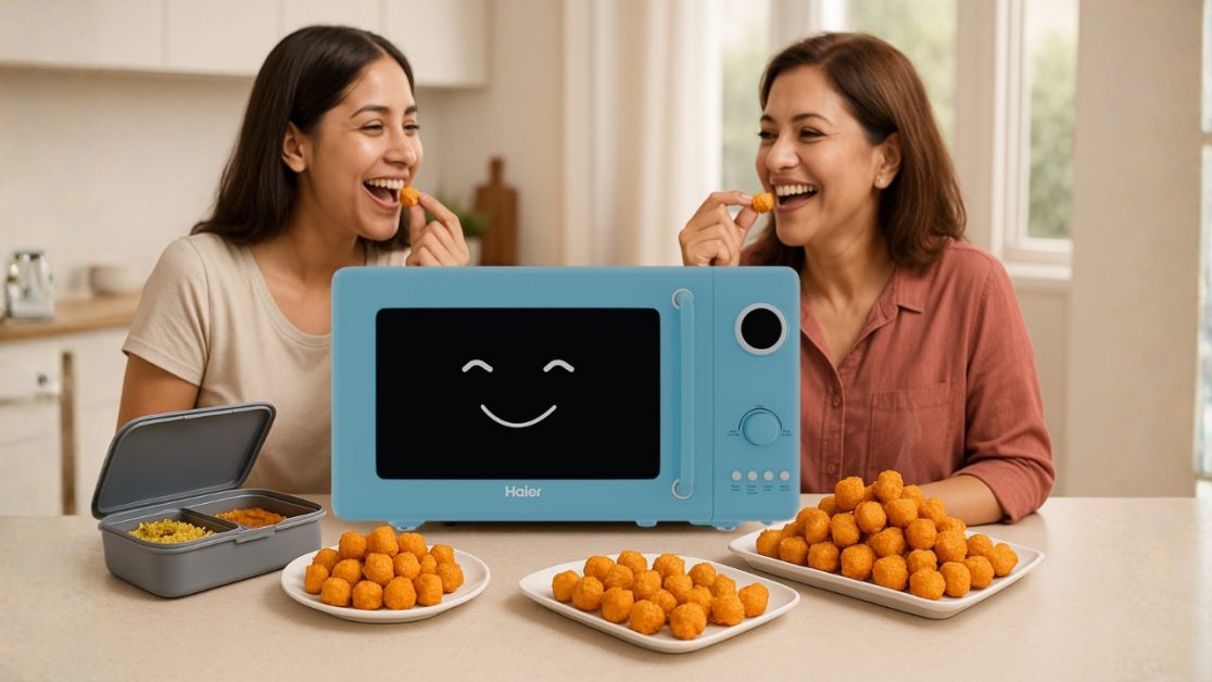 Office Lunchbox meal with microwave