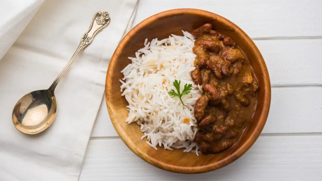 Reheat rajma chawal in microwave