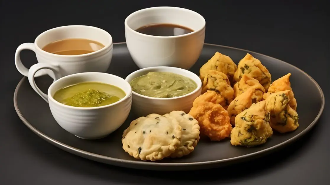 Reheated pakoras in microwave
