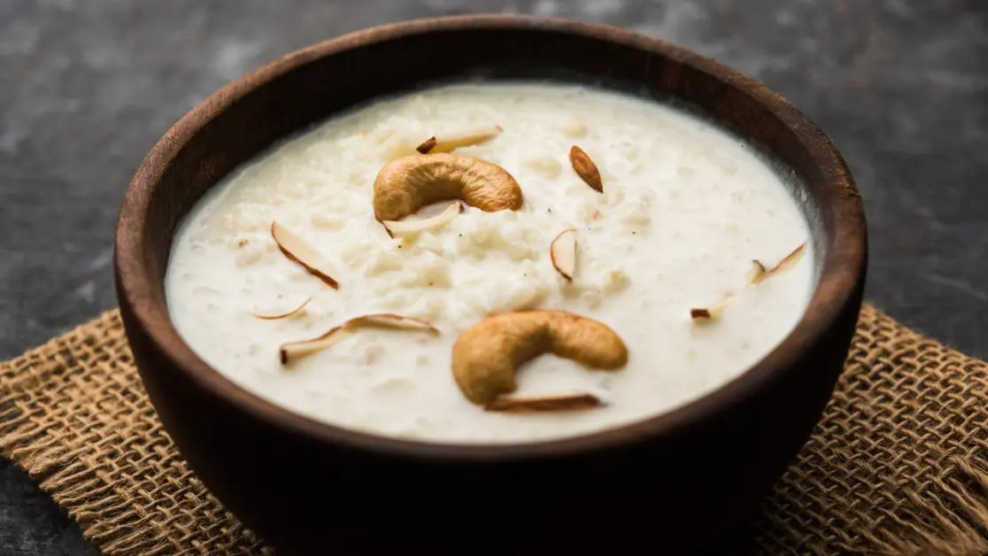Simmer kheer slowly in microwave