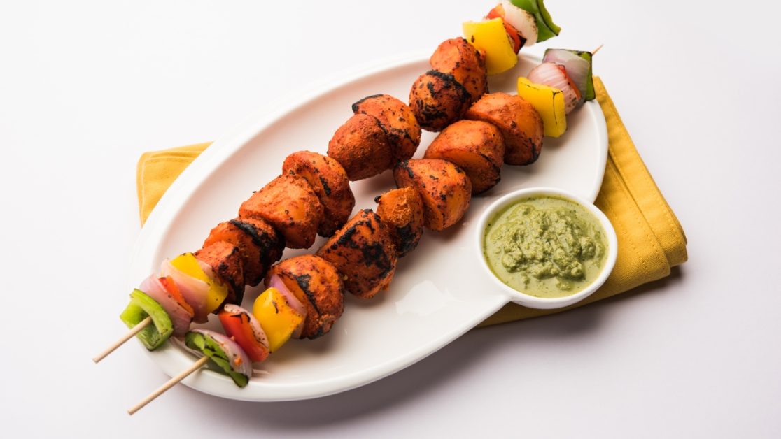 Tandoori Aloo & Kebab Sticks