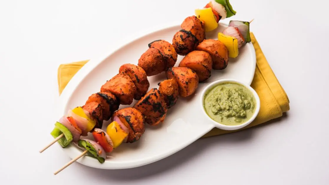 Tandoori Aloo & Kebab Sticks