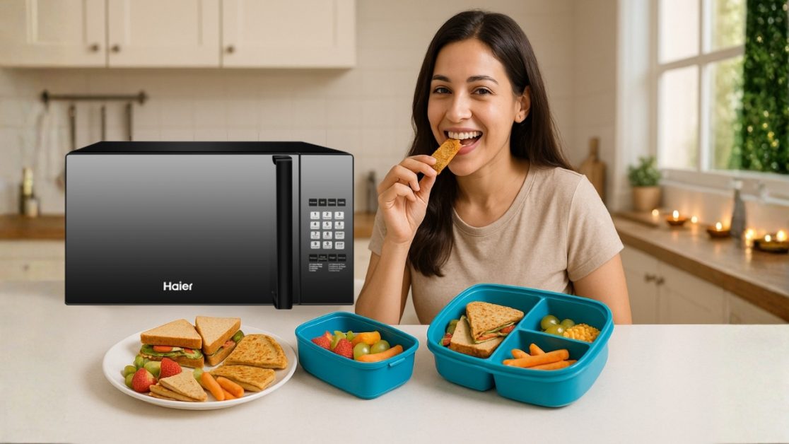 This Microwave solve all morning meal issues
