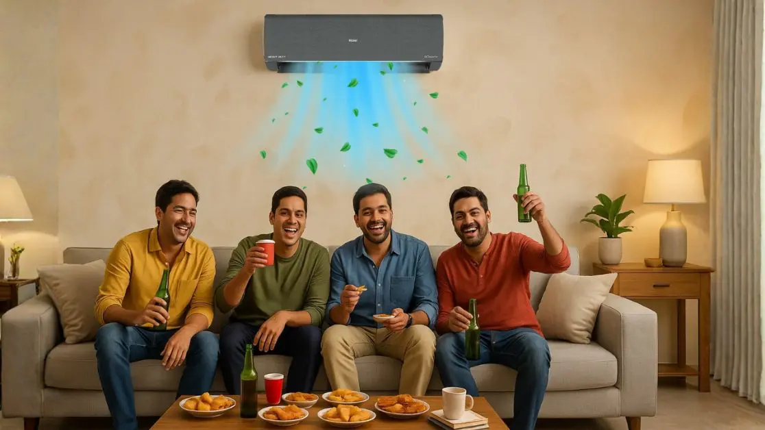 living room comes alive with Perfect AI AC