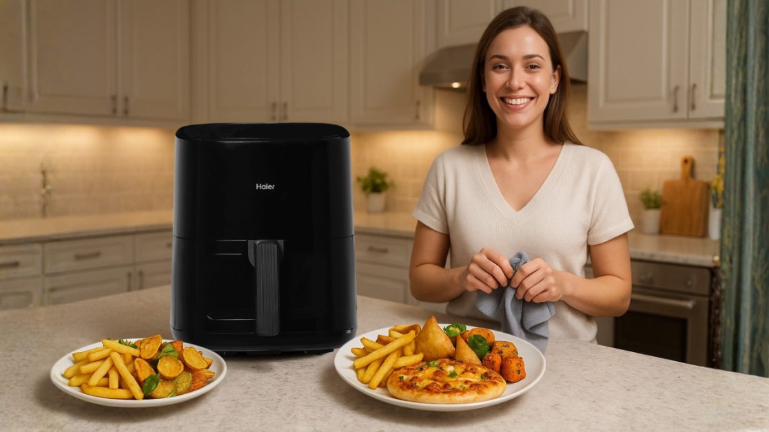 Clean your Air fryer after Greasy festival snacks