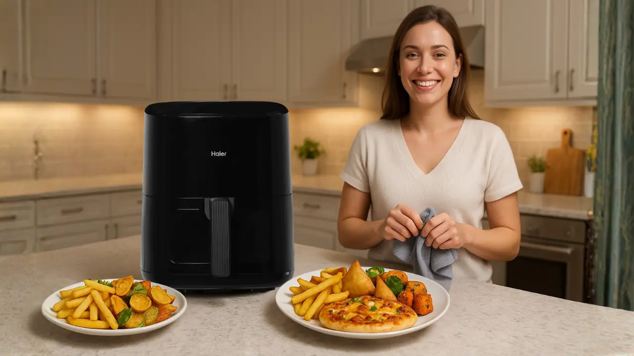 Clean your Air fryer after Greasy festival snacks