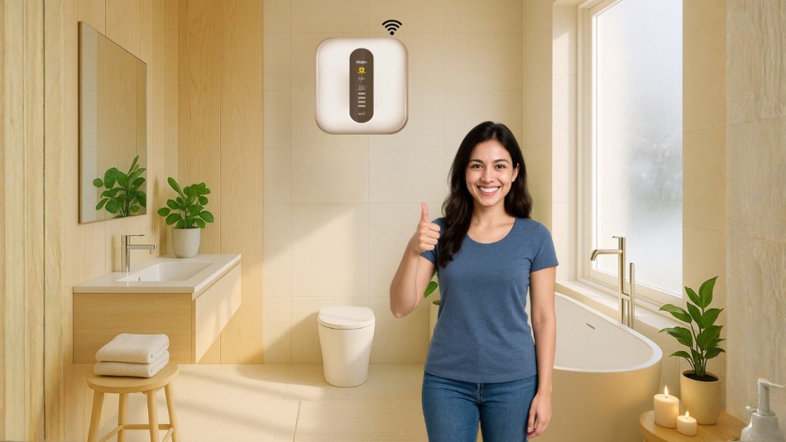 Comfort Meets Conscious Living with perfect water heater