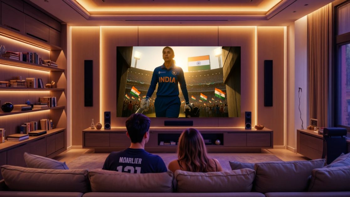 Cricket feels different in QLED TV