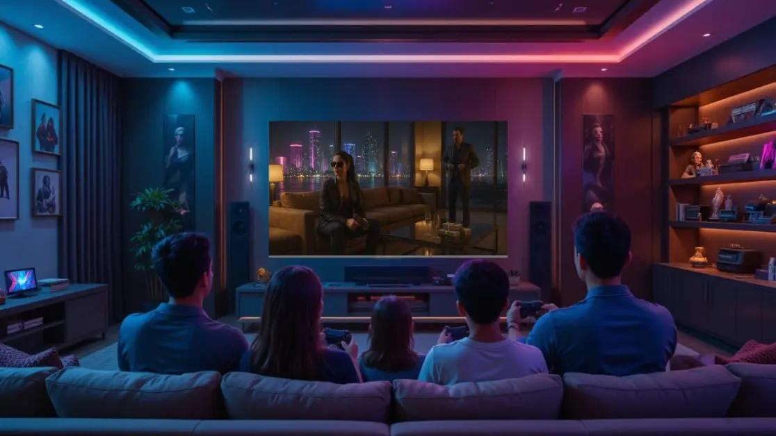 Enjoy Dolby Vision IQ and Atmos while gaming in QLED TV