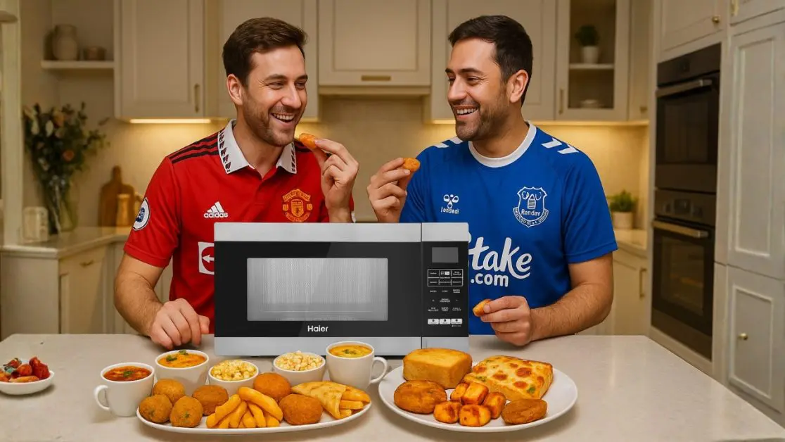 Everton Fans Celebrated This One with Quick microwave snacks