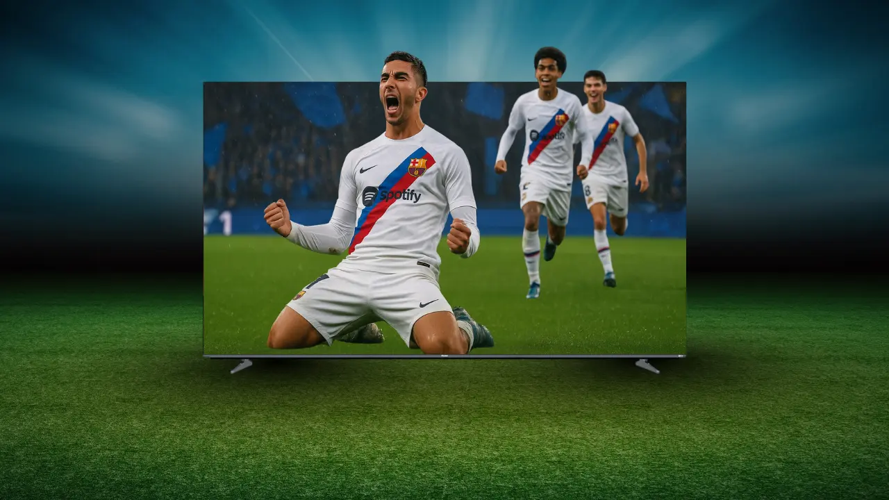 Ferran Torres Equaliser Looked Different in 4K Mini LED TV