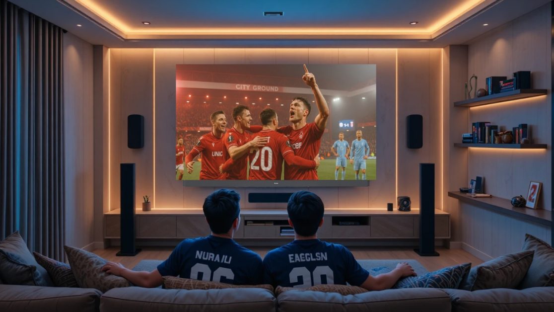 Football match teaches us about screens at home