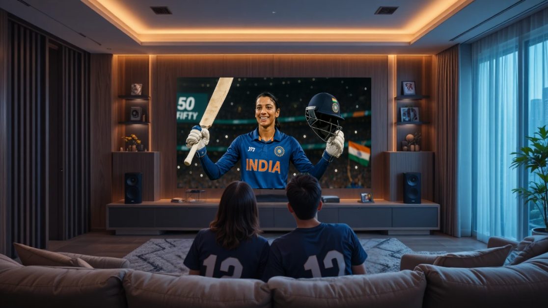 Great cricket viewing with QLED TV