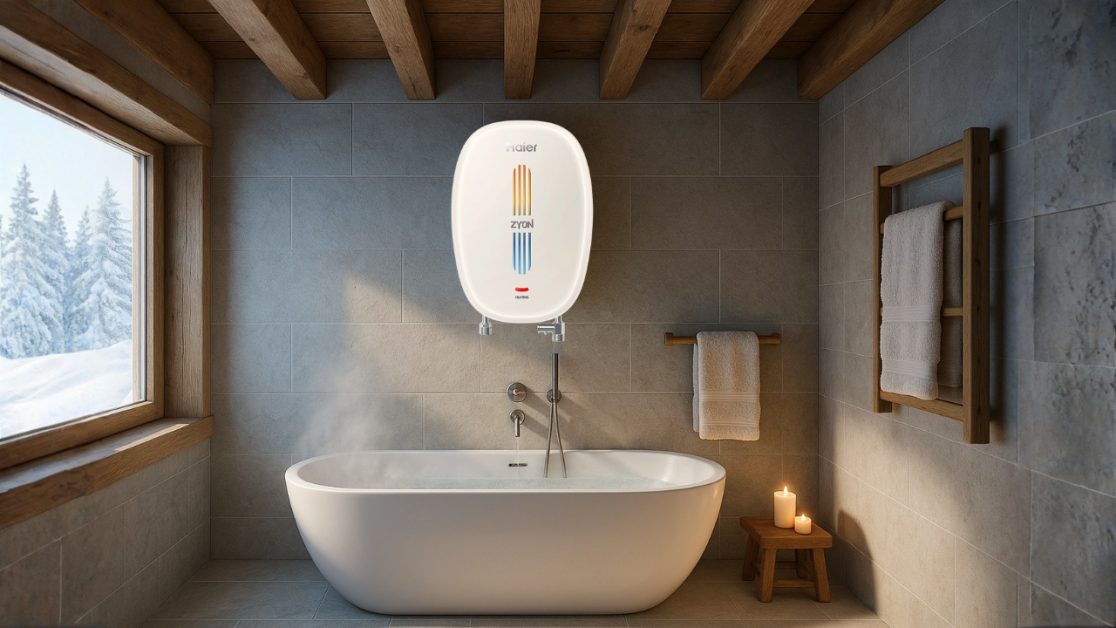 High-pressure water heater for apartment living