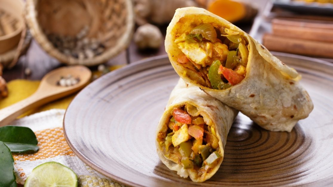 Paneer Tikka Wraps