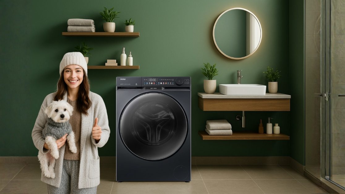 Remove pet hair in washing machine