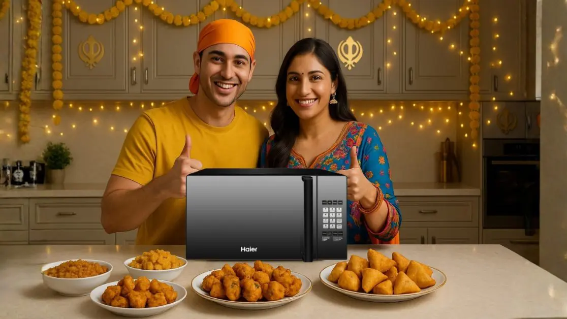 Smell Kada Prasad from microwave