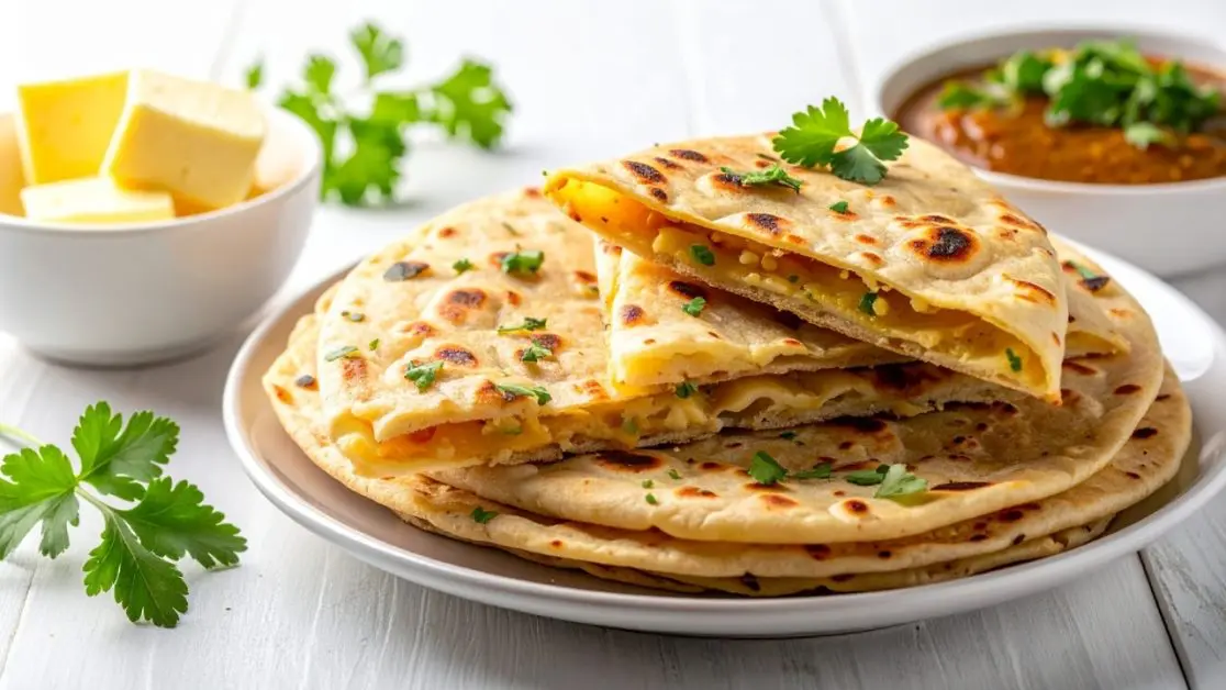 Stuffed Aloo Parathas