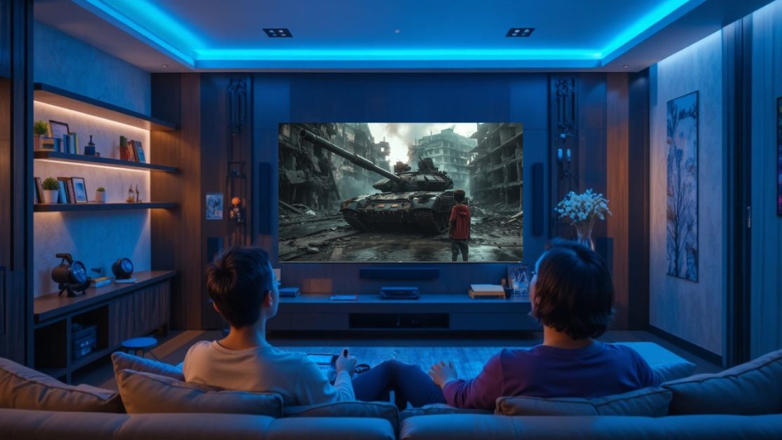 TV with big screens feel different in winter
