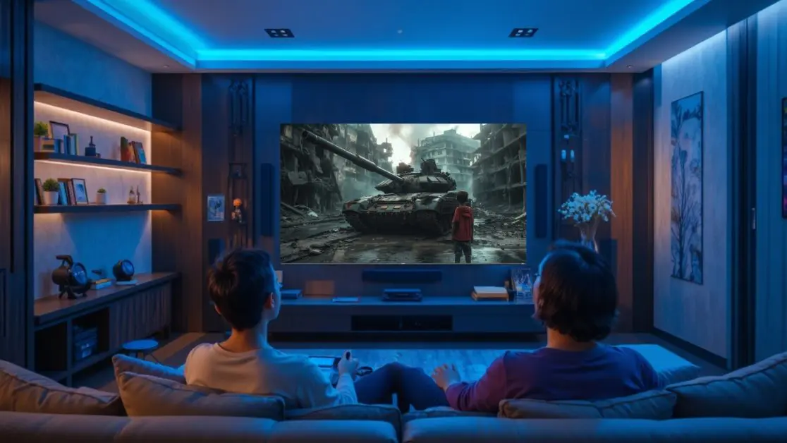 TV with big screens feel different in winter