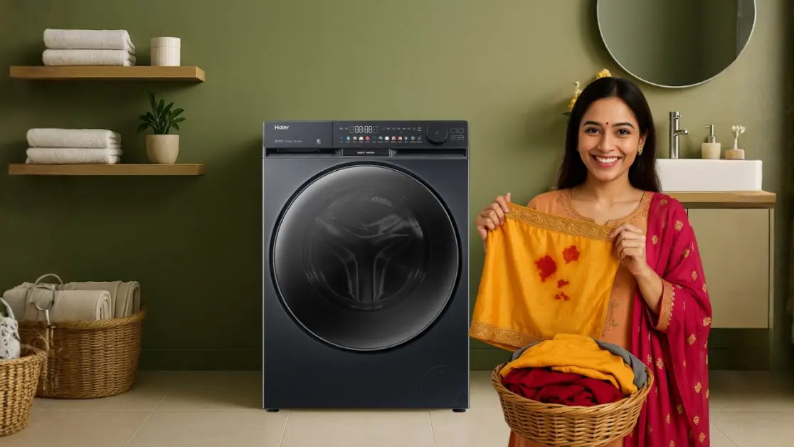 Wash festive stains in washing machine