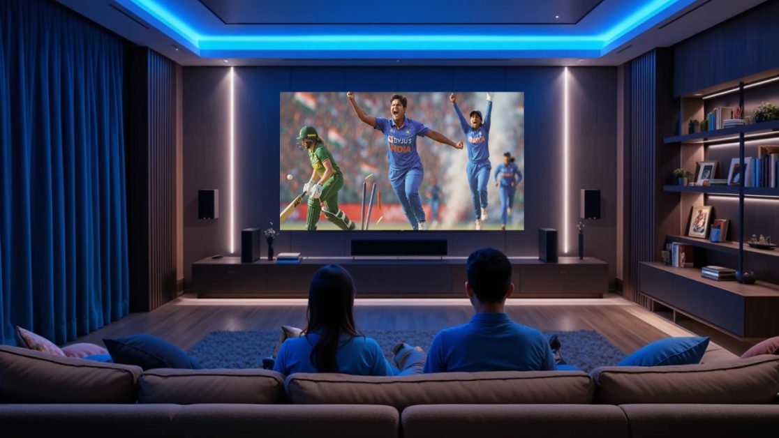 Watch Indian womens team Victory in OLED TV