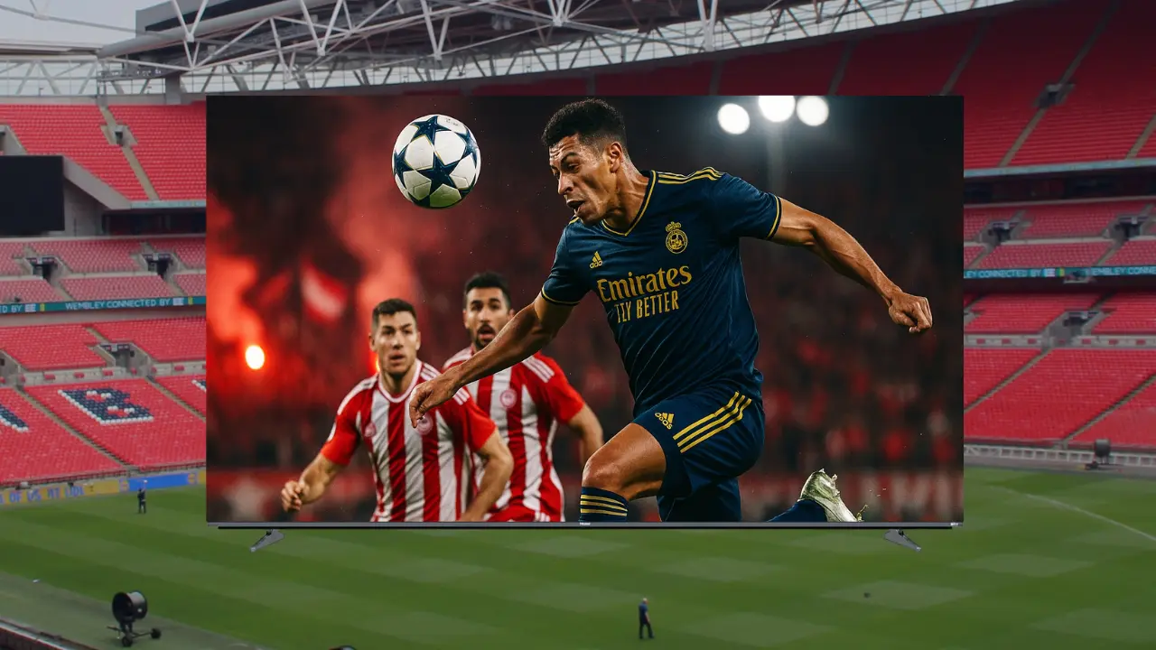 Watch Olympiacos vs Real Madrid in Dolby Vision TV