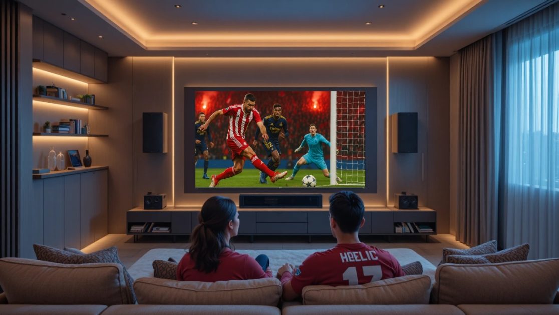 Watch football matches in Dolby Vision TV
