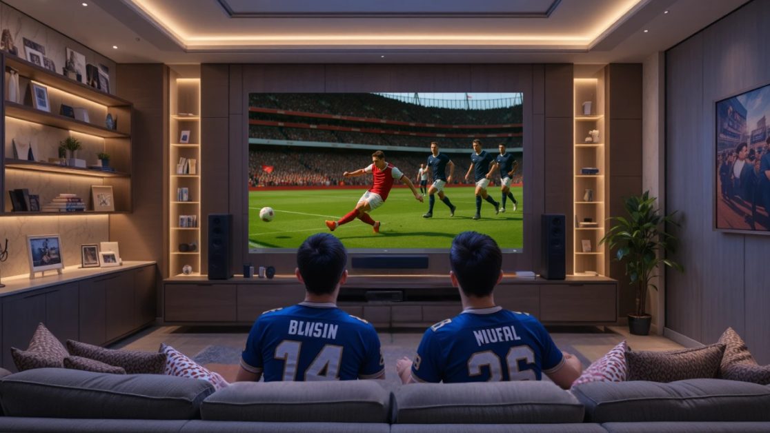 Watch night Football in Mini LED TV