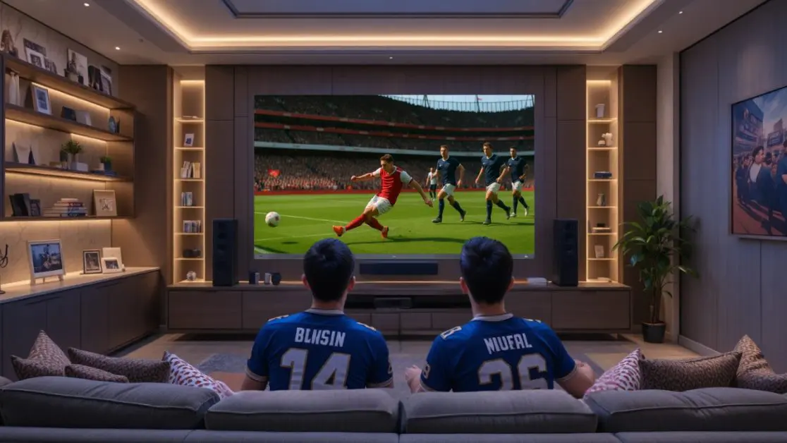 Watch night Football in Mini LED TV