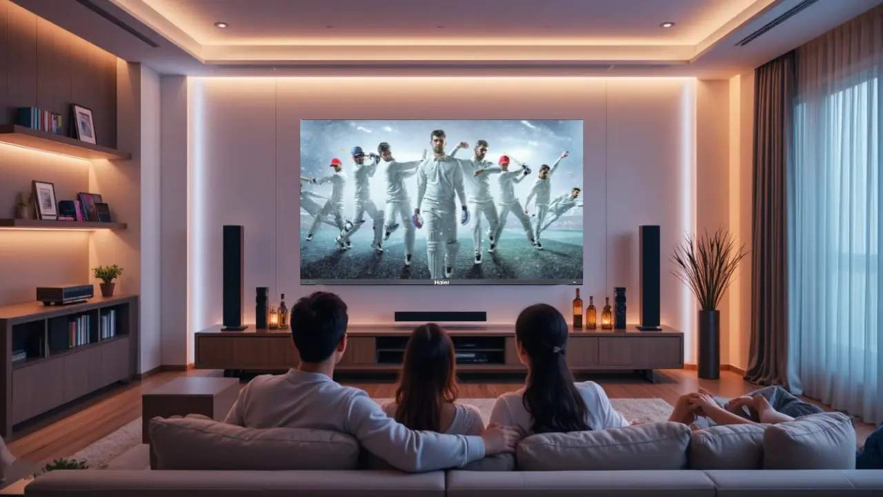 Watching Cricket on a Mini-LED TV