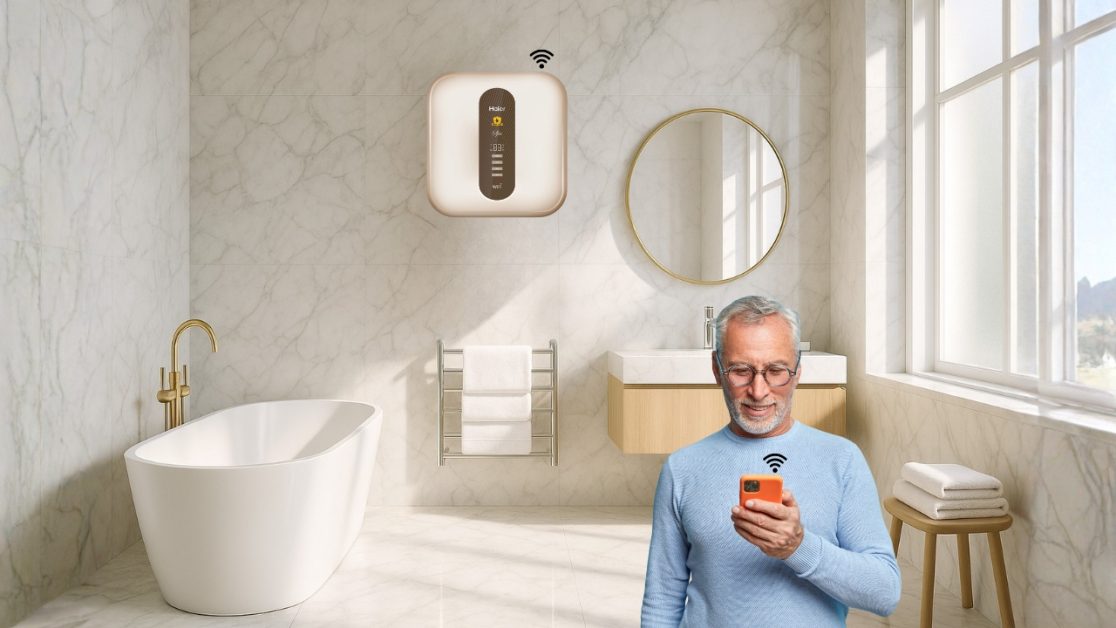 Wi-Fi water heaters make elderly care effortless