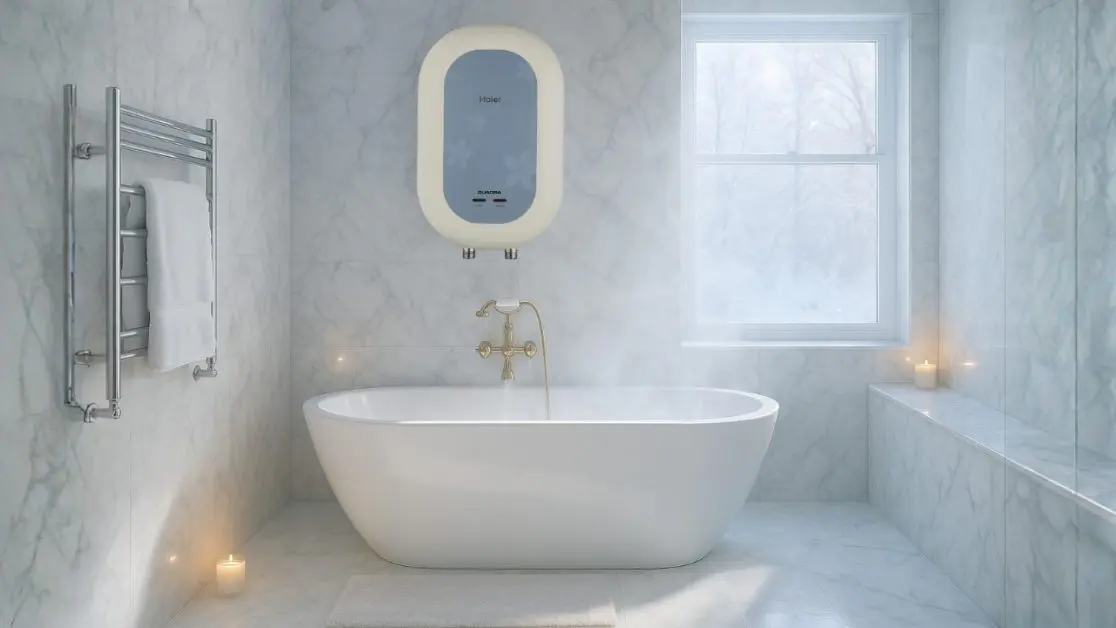 Winter comfort with perfect water heater