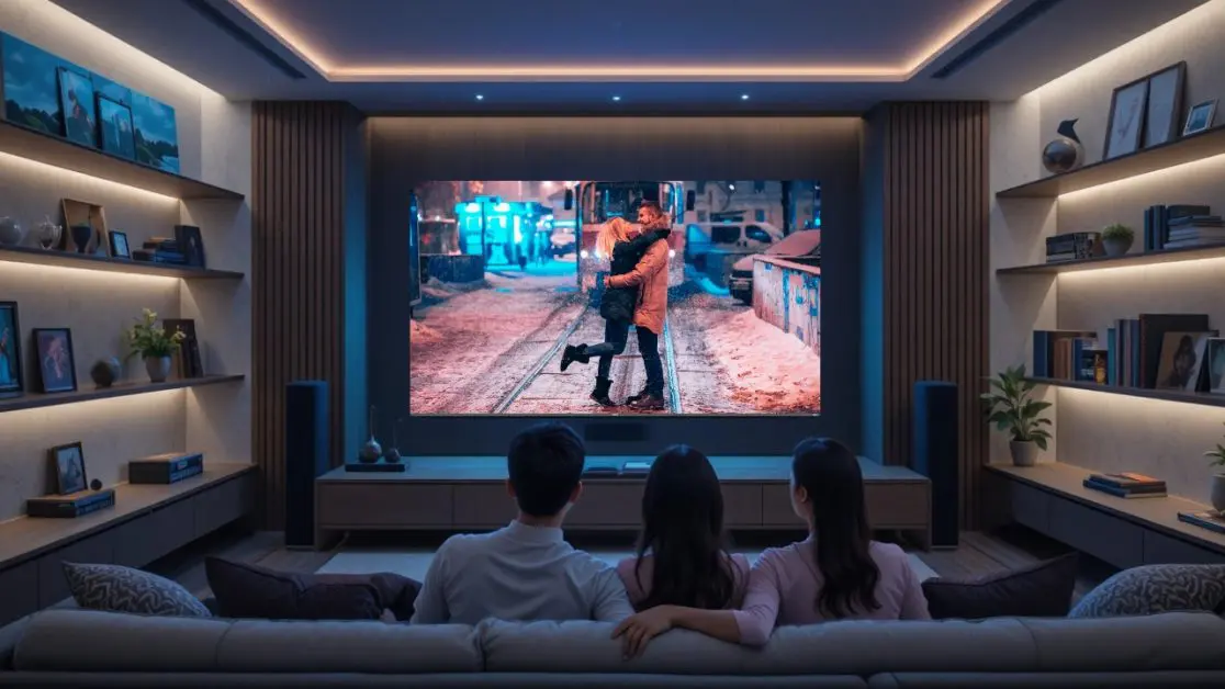 Winter evenings slow down with perfect Mini LED TV