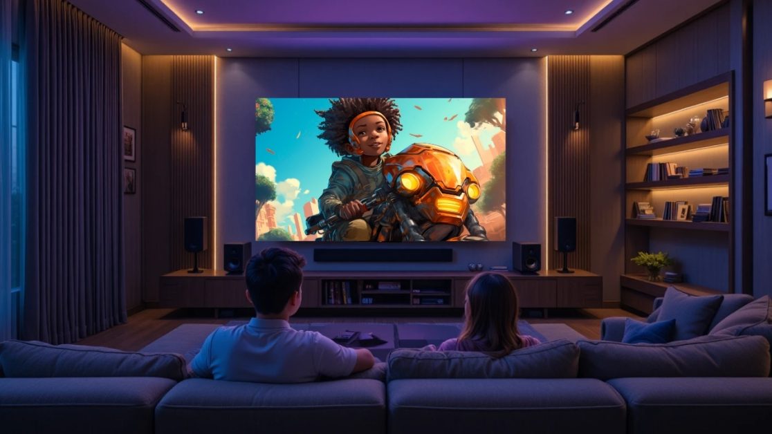 living room has changed with perfect TV