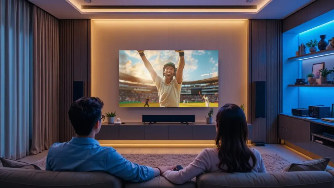 living room is India’s new stadium with OLED TV