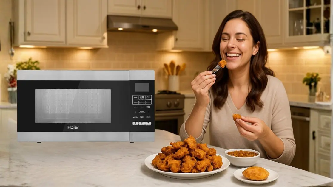 reheating pakoras in microwave